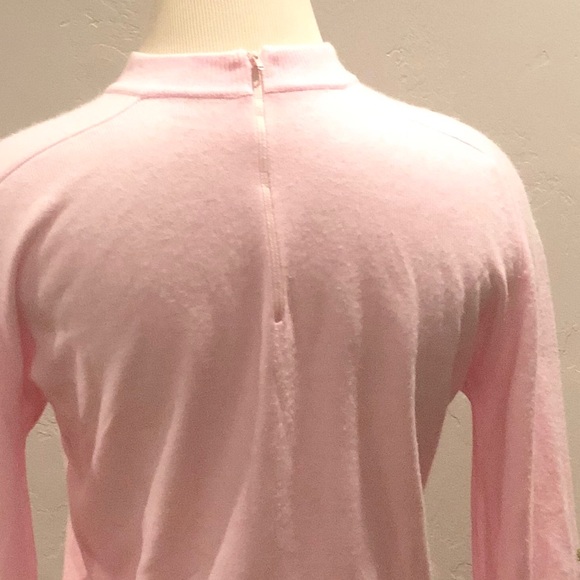 Vintage super soft pink mock neck sweater - Picture 4 of 5